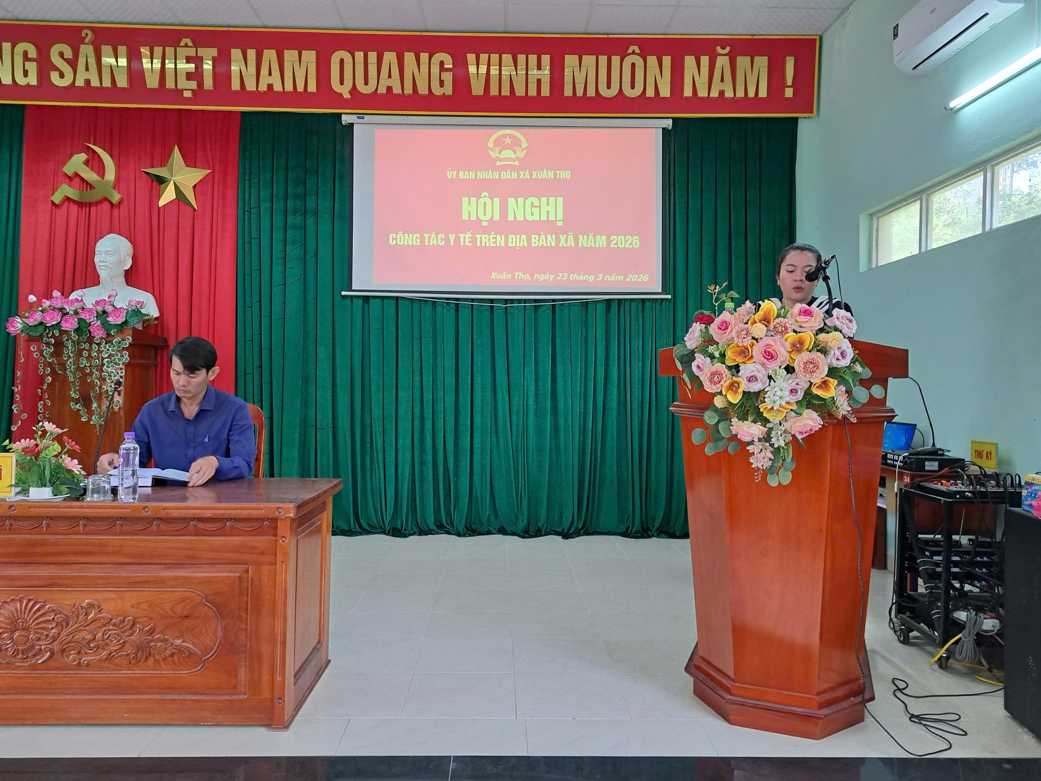 SƠ KẾT HỌC KỲ I NĂM HỌC 2025 – 2026 VÀ SƠ KẾT CÔNG TÁC Y TẾ QUÝ I NĂM 2026