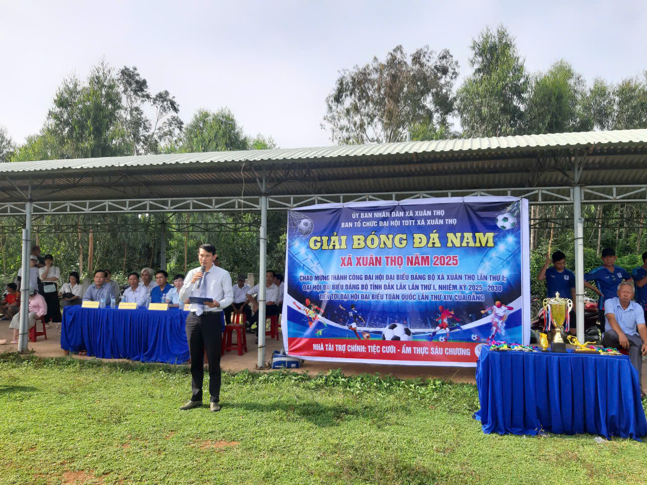 UBND xã Xuân Thọ:  Tổ chức Giải Bóng đá nam xã Xuân Thọ năm 2025