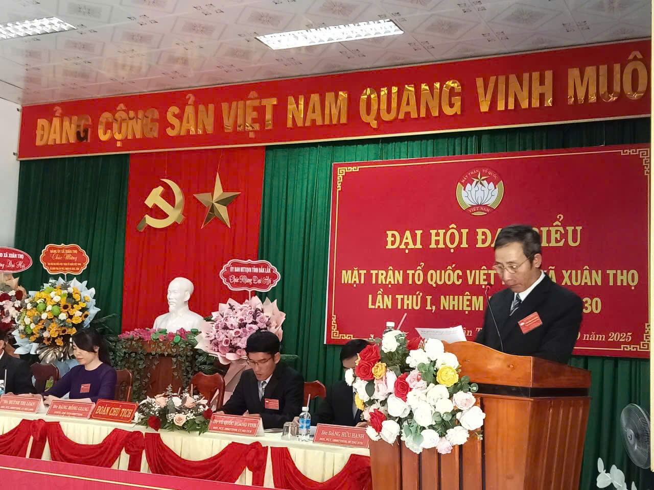 ĐẠI HỘI ĐẠI BIỂU MẶT TRẬN TỔ QUỐC VIỆT NAM XÃ XUÂN THỌ LẦN THỨ I, NHIỆM KỲ 2025-2030: "Đoàn Kết, Đổi Mới và Phát Triển"
