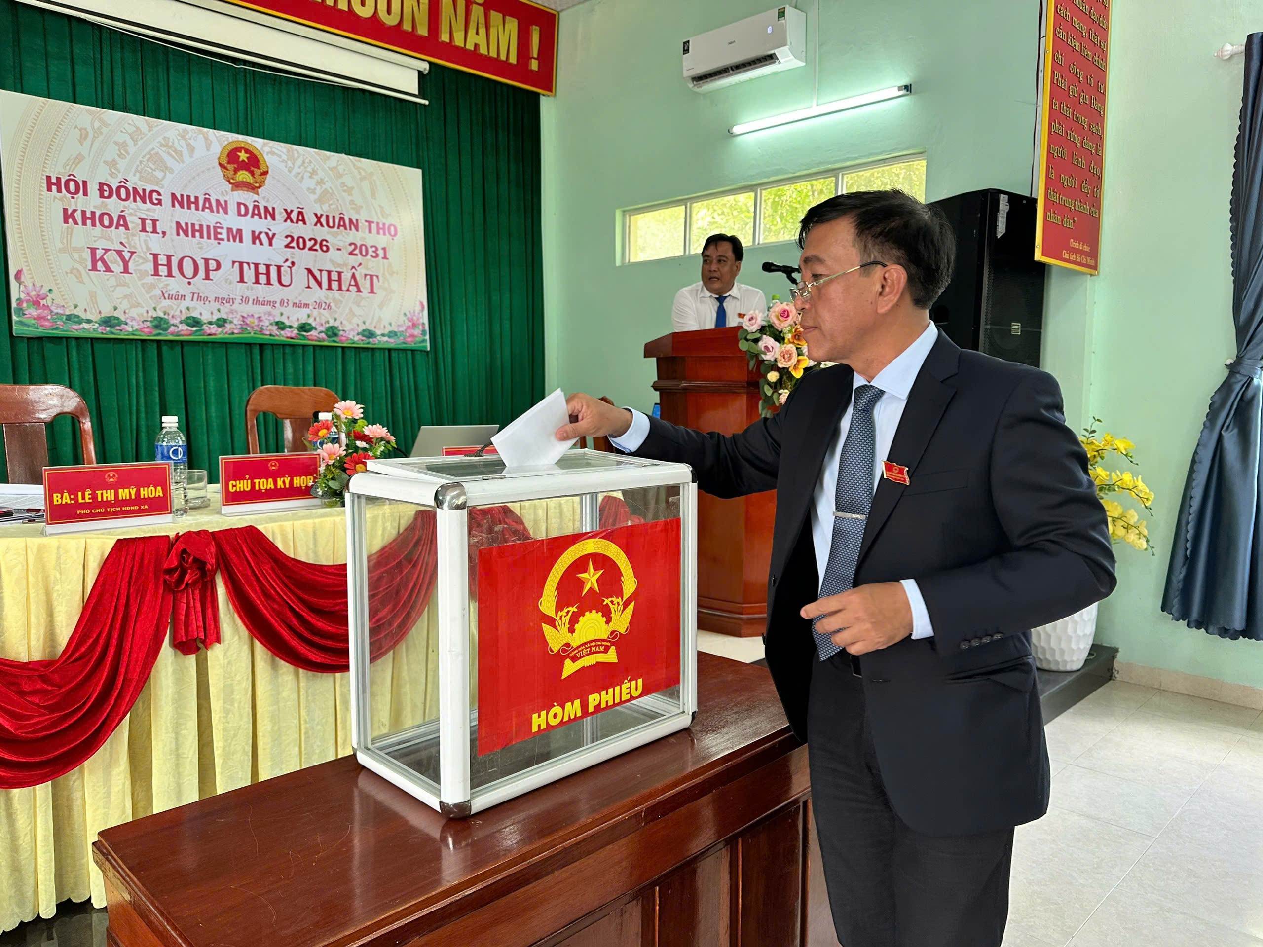 KỲ HỌP THỨ NHẤT HĐND XÃ XUÂN THỌ KHÓA II, NHIỆM KỲ 2026 – 2031 THÀNH CÔNG TỐT ĐẸP